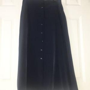 Vintage Long A-line Skirt